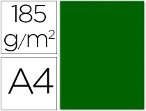 Cartulina Guarro Din A4 Verde Billar 185 Gr Paquete 50 Hojas C200040172