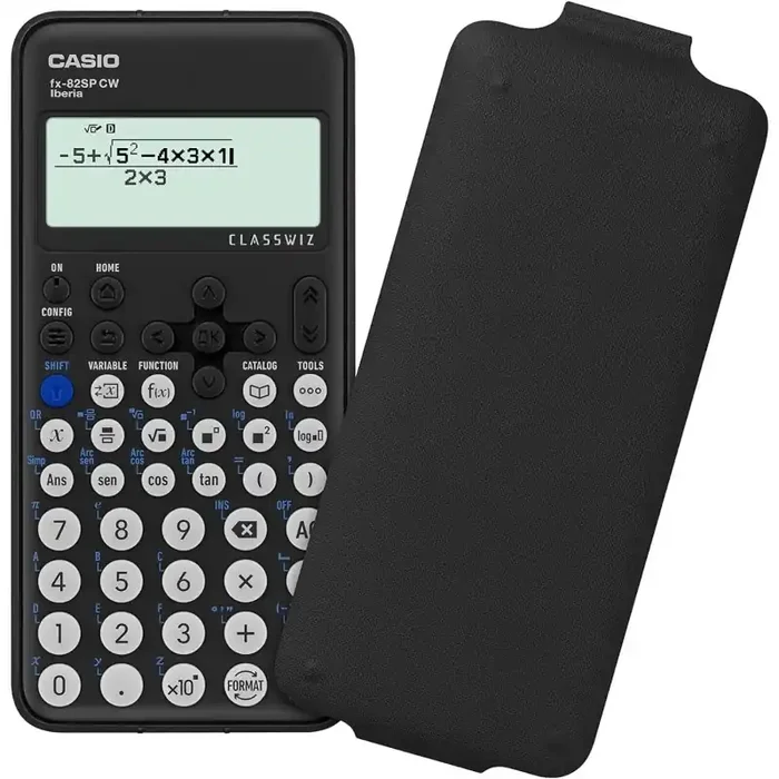 Casio FX-82SP CW – Calculadora Científica, Recomendada para el Curriculum Español y Portugués, 5 Idiomas, más de 300 Funciones