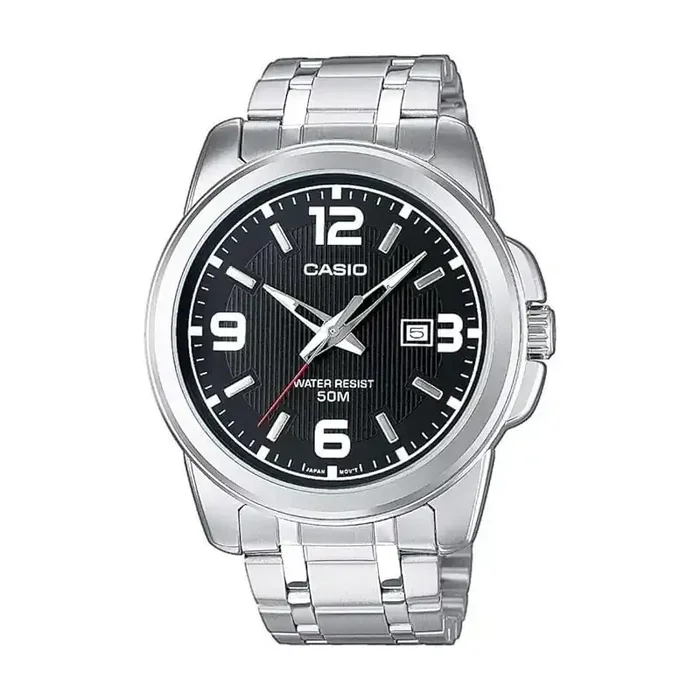 Casio Reloj Analógico de Cuarzo con Correa en Acero Inoxidable MTP-1314PD-1A