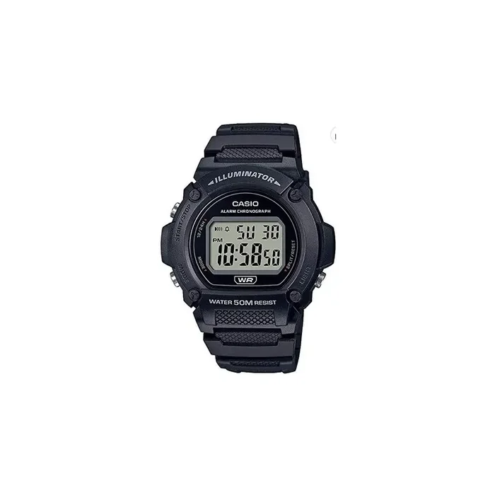 Casio Reloj Digital para Hombre Cuarzo con Correa en Plstico W-219H-1AVCF