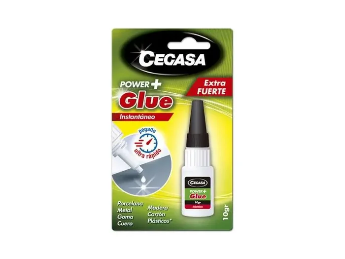 Cegasa Power Glue Adhesivo Instantaneo – Alta Resistencia – Secado Rapido – Facil Aplicacion – Color Transparente