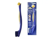 Cepillo Kerkom Doble Fibra Dura Suave Para Limpieza Juntas Y Rincones 27,5x4x2,8 510075