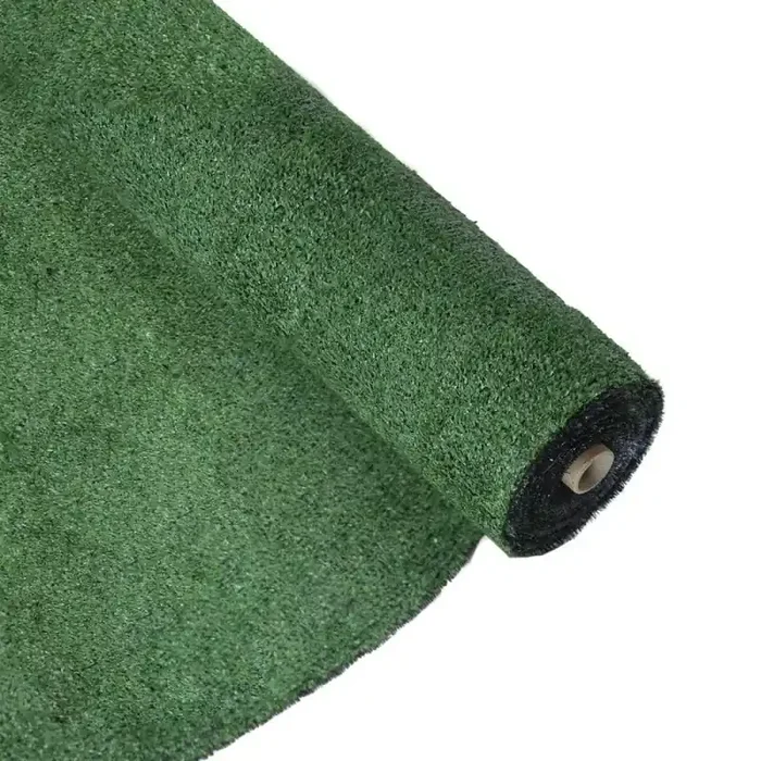 Cesped Artificial 7 mm. Rollo 1×5 metros. Césped Moqueta Para Interior y Exterior. Jardín, Terraza, Balcón. Uso Domestico