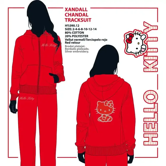 Chandal Hello Kitty niña – Comprar Chandal de Hello Kitty barato oferton precio