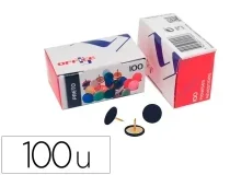 Chincheta Lismania office color negro caja de 100 unidades 7PIOLMA.02