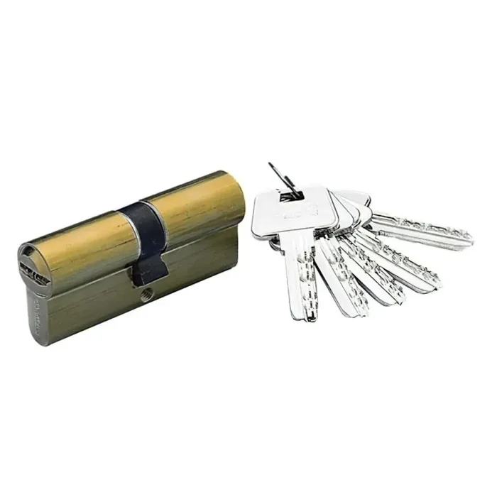 Cilindro Yale Seguridad YL-6 40×40/r15,0 Latonado
