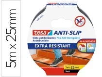 Cinta Antideslizante Adhesiva Tesa Utilizacion Interior Exterior Color Negro 5 Mt X 555870000311