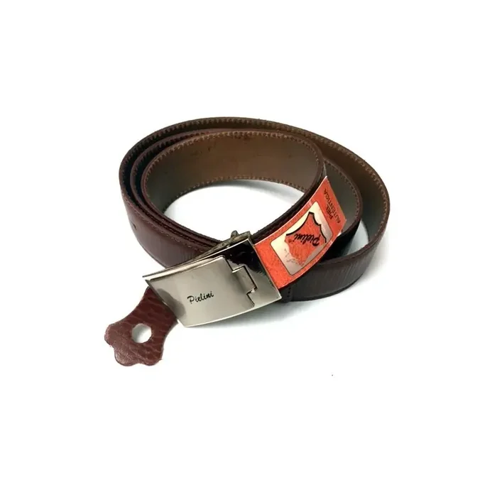 Cinturón Piellini caballero de piel 120cm marrón