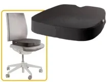 Cojin de asiento Fellowes breyta acolchado color negro 60x430x430 mm 100119850