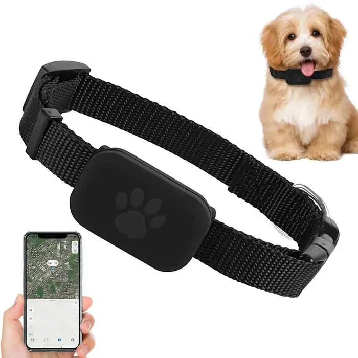 Collar GPS Ajustable para Gatos y Perros Pequeños con Seguimiento a través de Aplicación Móvil