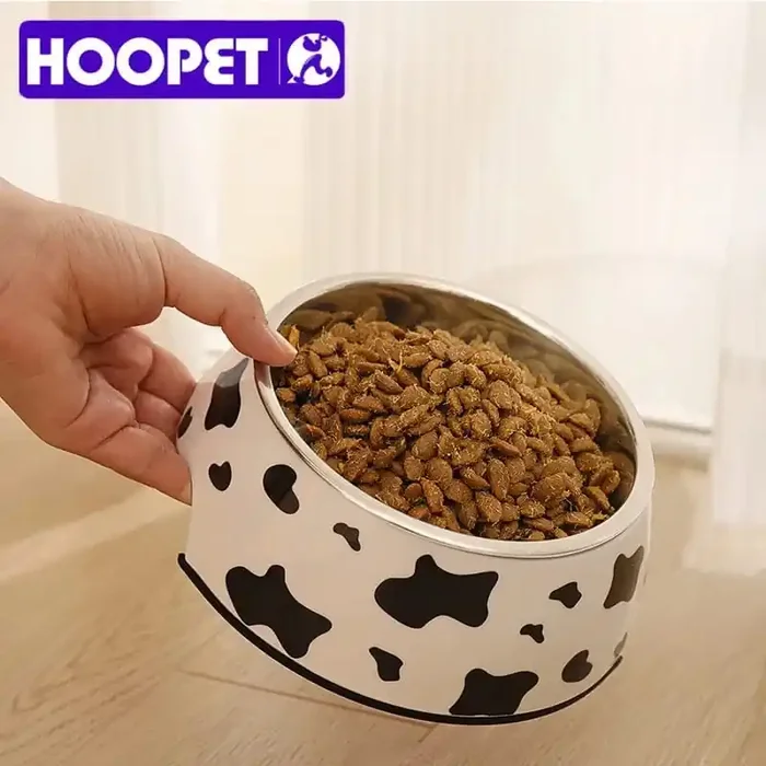«Comedero para perro de acero inoxidable duradero»