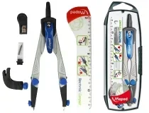 Compas Maped 538700 Con Adaptador Universal Estuche De Minas Y Afilaminas