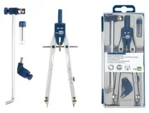 Compás micrométrico técnico con alargadera, básico, Liderpapel