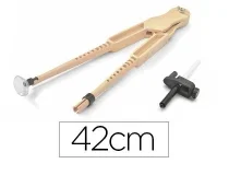 Compas Para Encerado Faibo De Plastico Imitacion Madera Con Adaptador 42 Cm 238u