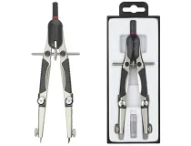 Compas Rotring compact micrometrico ajuste rapido longitud 17 cm circunferencia 36 cm S0676580