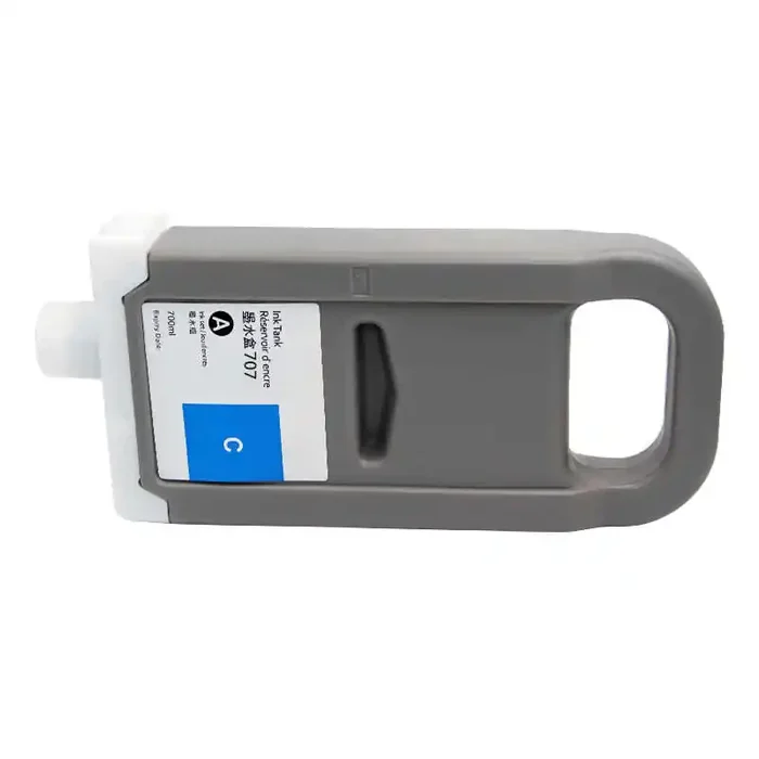Compatible Canon PFI707 / PFI-707C Cyan Cartucho de Tinta Pigmentada
