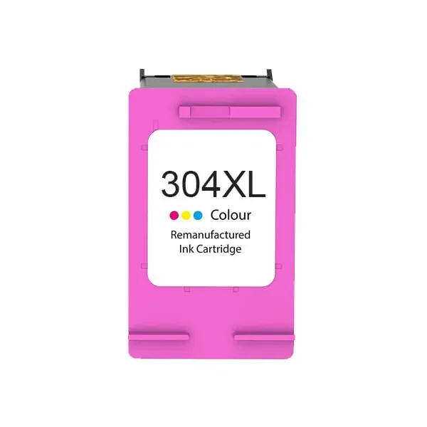 Compatible HP 304XL V3 Color Cartucho de Tinta Generico – Muestra Nivel de Tinta – N9K07AE / N9K05AE