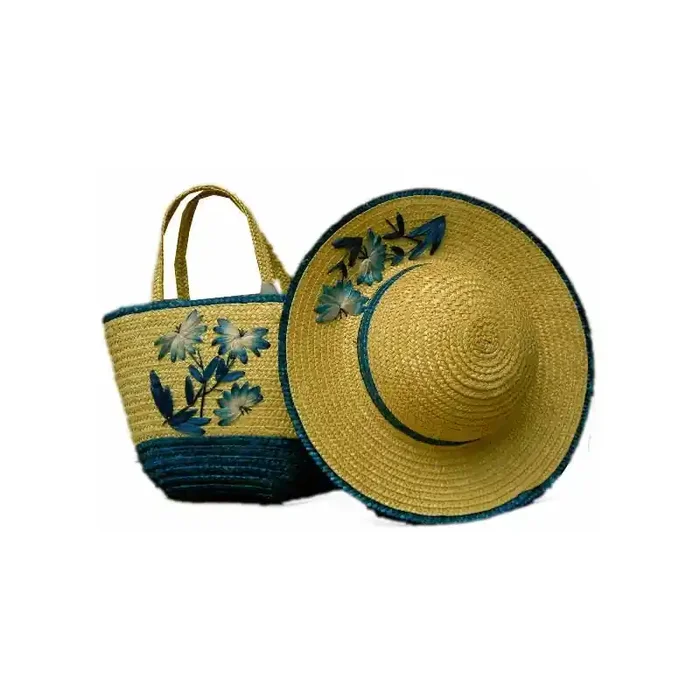 Conjunto de bolso y sombrero para niña