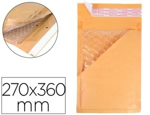 CONNECT SOBRES BURBUJA KRAFT 270X360 MM CAJA 50 UDS CS72794