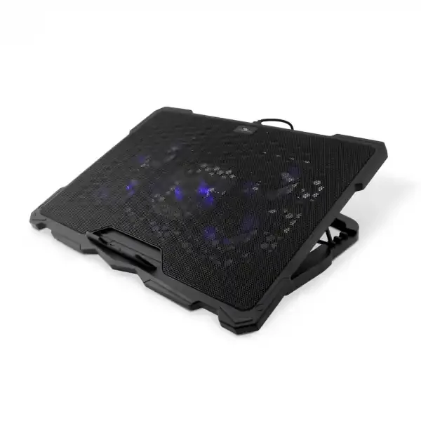 Coolbox NCP17-V5 Base Refrigerante Portatil – Silenciosa – Compatible 17″ – Diseño Ergonomico – Color Negro