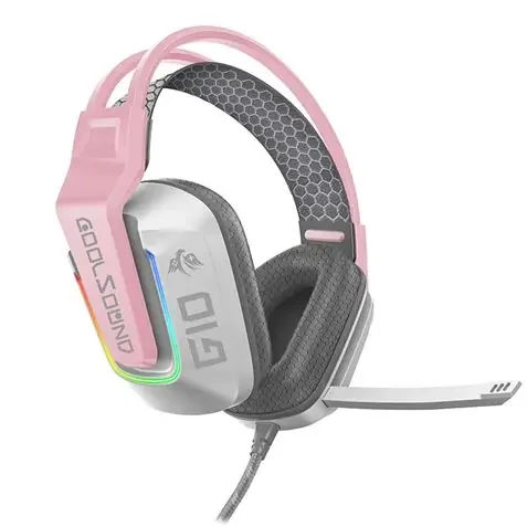 Coolsound Auricular Gaming G10 – Compatible con XBOX, PS5, PS4, Switch y PC – Color Rosa