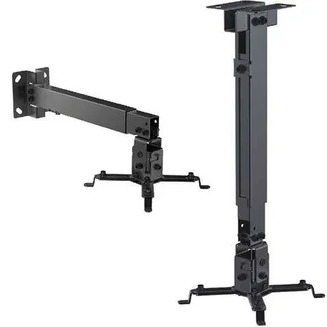 Cromad Soporte de Techo/Pared para Proyector – Extensible e Inclinable – Peso Max. 20kg
