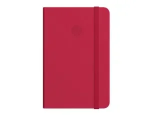 CUADERNO CON GOMILLA ANTARTIK NOTES TAPA BLANDA A6 HOJAS LISAS ROJO 100 HOJAS 80 GR FSC