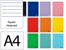 Cuaderno espiral Liderpapel A4 micro smart tapa blanda 80h 75gr horizontal 7mm 172489