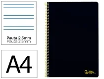 Cuaderno espiral Liderpapel A4 smart tapa blanda 80h 75gr pauta 2,5mm con 172149