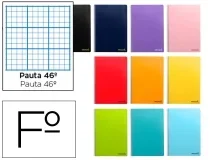 Cuaderno Espiral Liderpapel Folio Smart Tapa Blanda 80h 60gr Rayado Nº46 Colores 08244