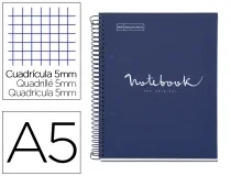 Cuaderno espiral Miquelrius notebook 1 emotions tapa forrada Din A5 microperforado 80 MR46678