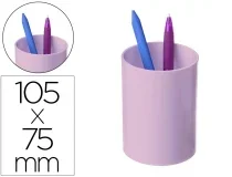 Cubilete Portalapices Archivo 2000 Rosa Pastel Opaco Plastico 100% Reciclado Diametro 75 771 Rs Ps