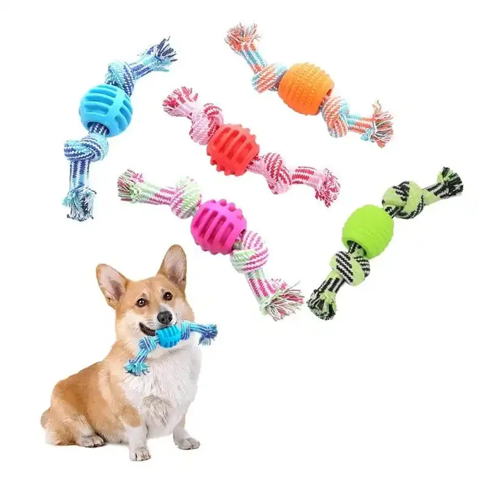 ¡Cuerda masticable duradera para perros!