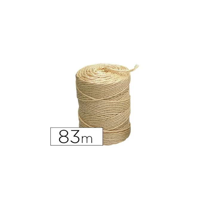 Cuerda sisal 3 cabos liderpapel rollo 1/2 kg