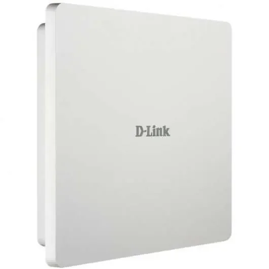 D-Link Punto de Acceso WiFi AC1200 PoE Dual Band para Exterior – 5 GHz/2.4GHz – Tasa de Transferencia Max. 867 Mbps – 2 Puertos RJ45 – Carcasa Resistente al Polvo y al Agua
