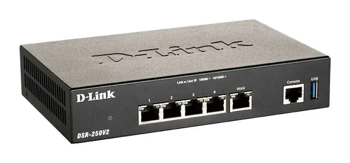 D-Link Router VPN de Servicios Unificados – 3 Puertos LAN – 1 Puerto WAN – 1 Puerto WAN/LAN, 2 Puerto USB 3.0