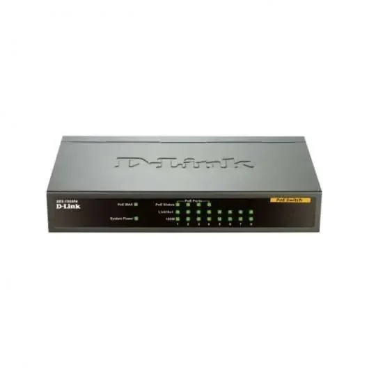D-Link Switch 8 Puertos Gigabit PoE 10/100Mbps