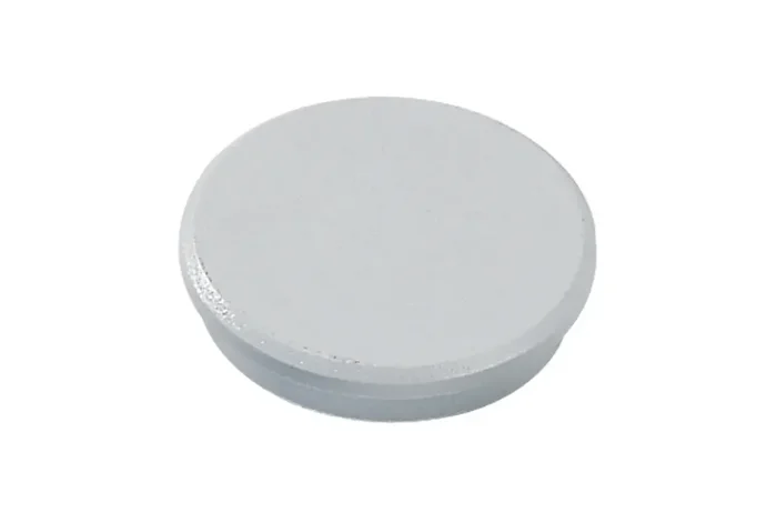 Dahle 95532 Pack de 10 Imanes para Pizarra Blanca – Diametro de 32mm – Color Gris