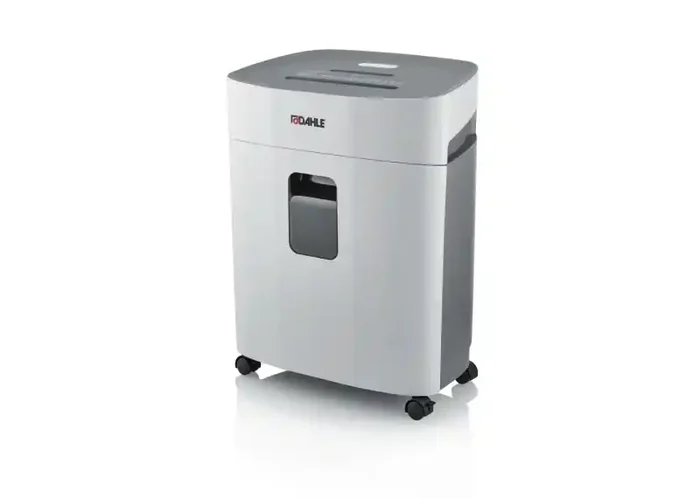 Dahle PaperSAFE 260 Destructora de Papel Manual 25L con Ruedas – Destruye hasta 12 Hojas – Corte en Particulas – Apta para Papel, Tarjetas, Cd´s