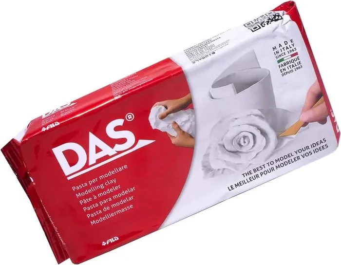 Das Pasta para Modelar – 1kg – Facil de Trabajar – Seca al Aire – Color Blanco