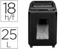 Destructora De Documentos Fellowes 92cs Capacidad 18 Hojas Seguridad P4 Papelera 25 1719301