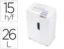 Destructora De Documentos Hsm Shredstar X15 Capacidad De Corte 15h En Particulas 1030121