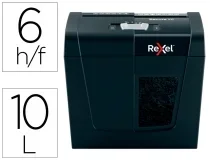 Destructora De Documentos Rexel Secure X6 Eu Capacidad 6 Hojas Grapas Clips 2020122eu