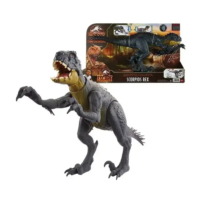 Dinosaurio Scorpios Rex Stinger Corta y Lucha HBT41 Jurassic World
