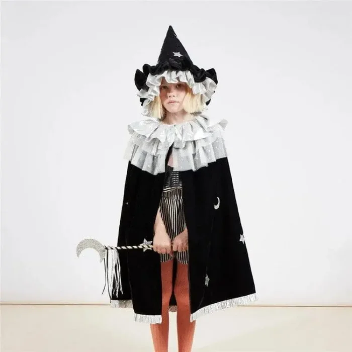 Disfraz de Bruja Niña con Sombrero