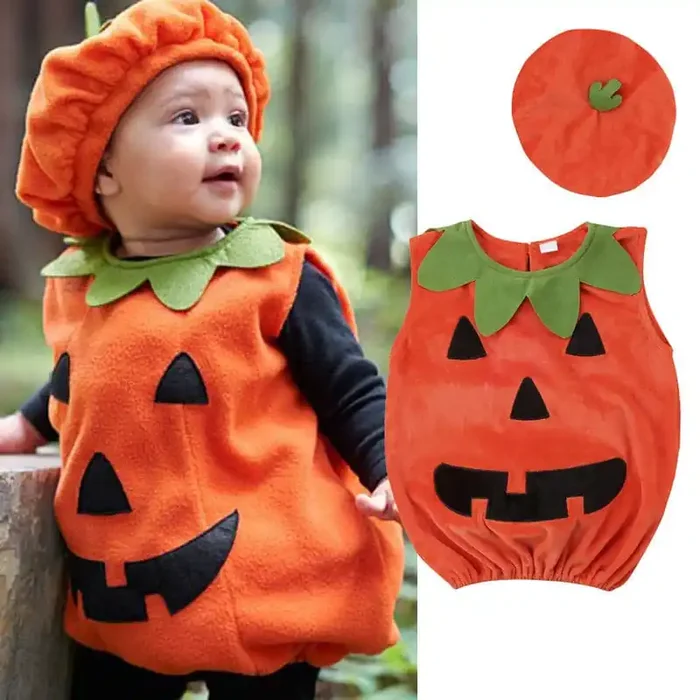 Disfraz de calabaza para bebé