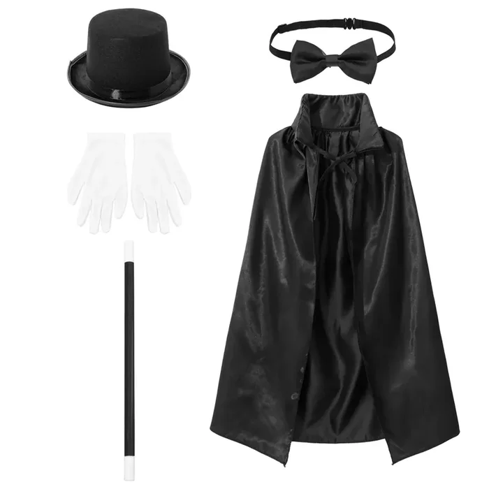 Disfraz de Mago para Niño con Capa y Accesorios