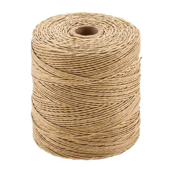 Dohe Bobina de Cuerda para Paqueteria – 300 Metros de Lino Natural – 4 Cabos y 400g – Especial Paqueteria