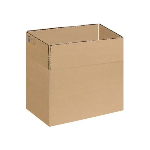 Dohe Cajas de Embalaje de 4 Solapas – 3mm de Canal – Fabricadas en Carton Marron – Resistente y Duradero (10 uds)