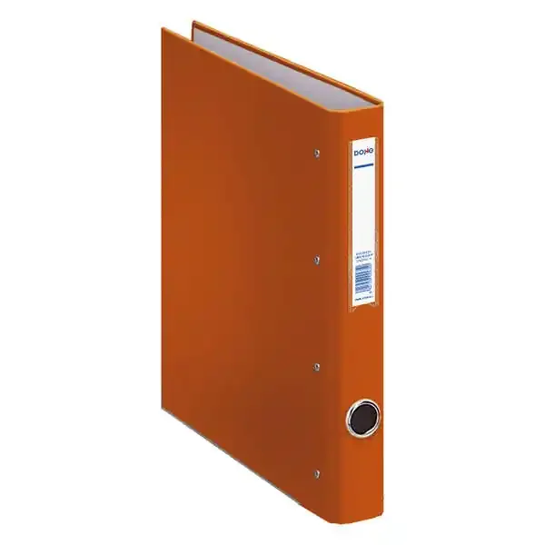 Dohe Carpeta de Carton Forrado con Polipropileno – Tamaño A4 – Anillas Mixtas – Ollao y Tarjetero en Lomo (12 uds)